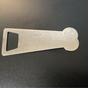 Vintage Metal bottle opener, Ballantine Ale-Beer N.J.